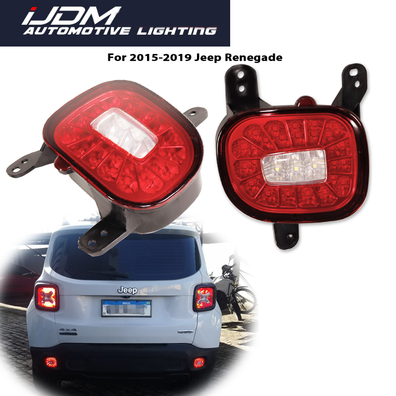 Model Kit Jeep - For 2015-2022 Jeep Renegade Red LED