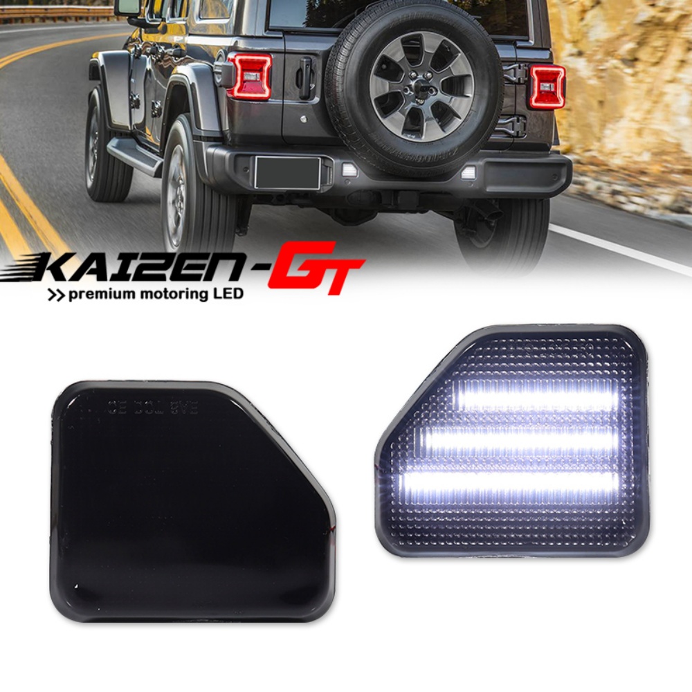 Model Kit Jeep - White LED Car Rear Bumper Reflector