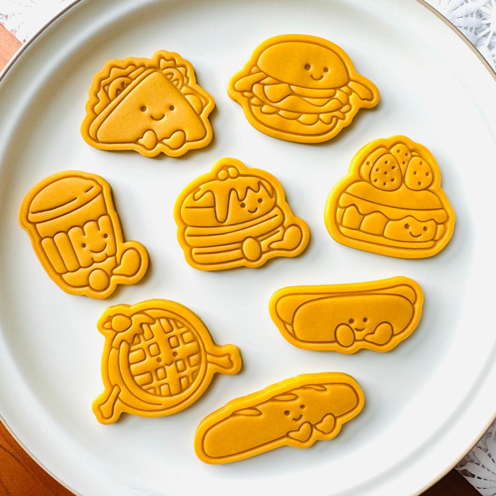 Model Kit For Beginners - Cute Burger Sandwich Cookie Cutters Cartoon