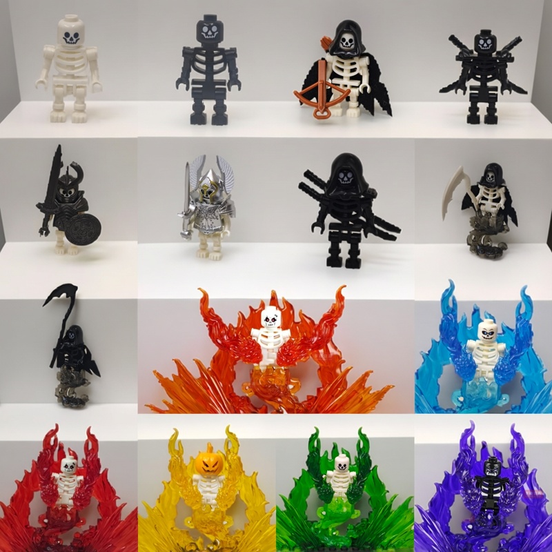 Model Kit Horse - Halloween Skeleton Army Mini Doll MOC
