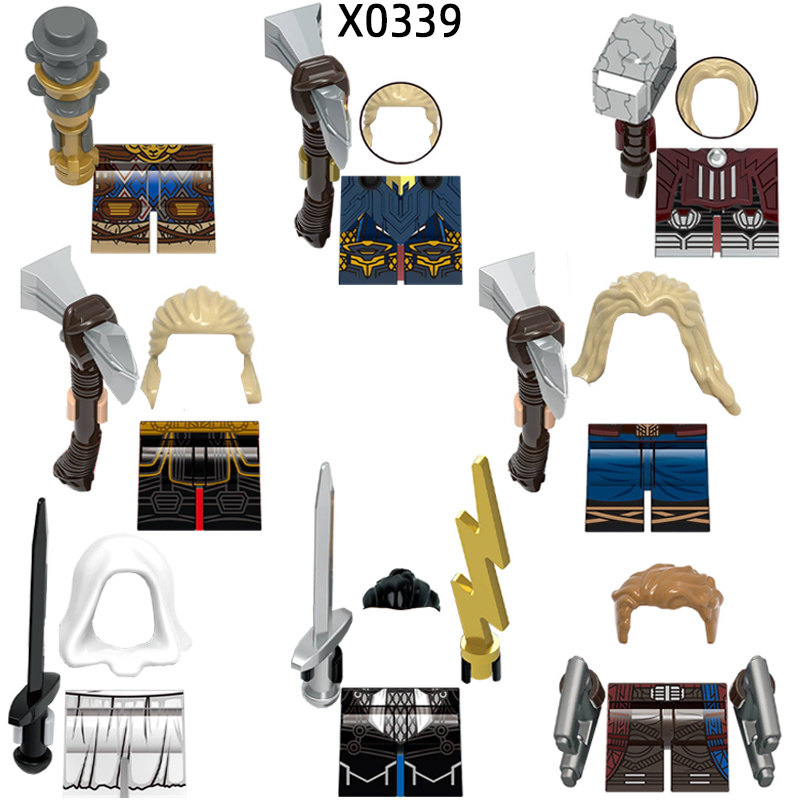 Model Kit Weapons - The Action Figures Axe Hammer Stick