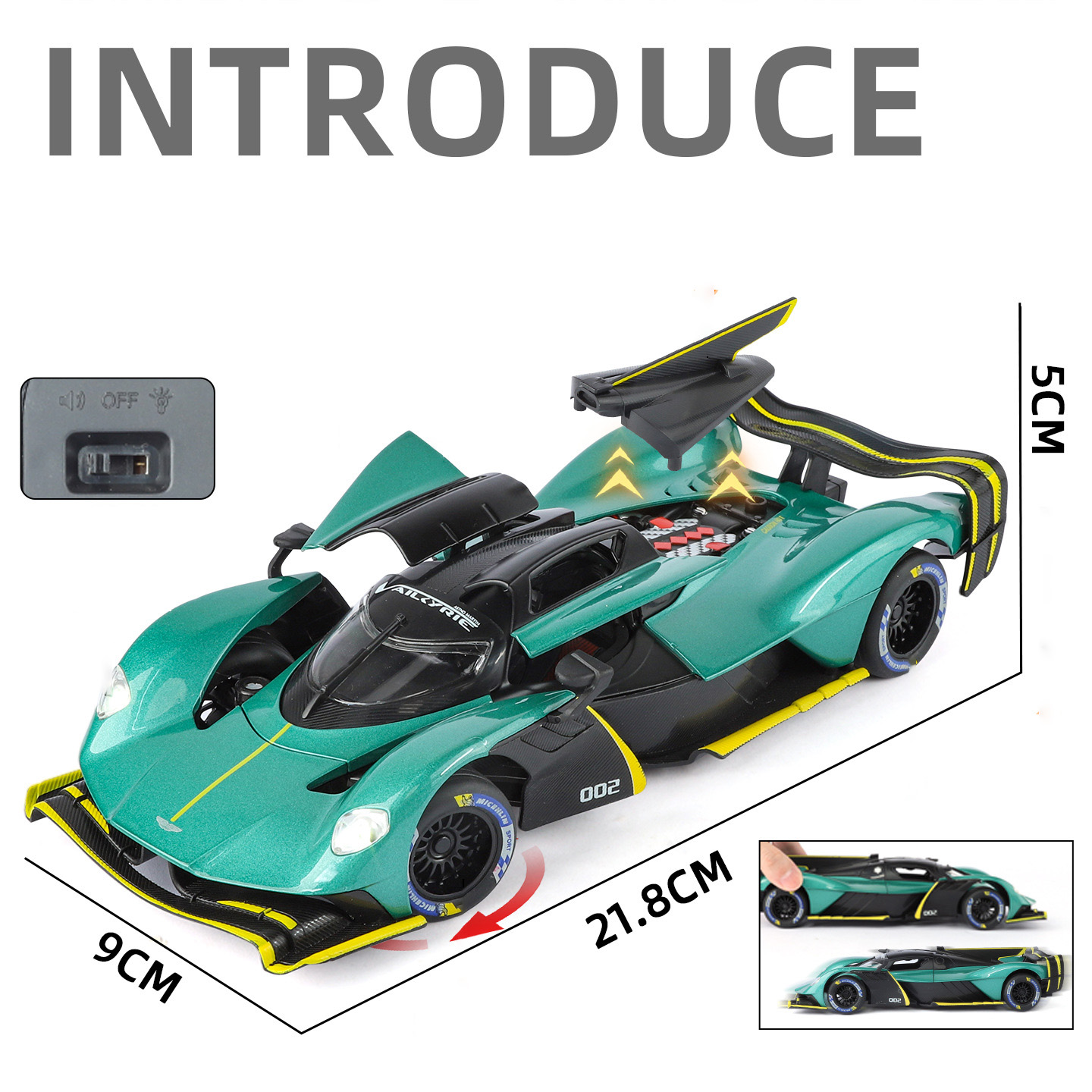 1:24 Valkyrie Spider Supercar  - Model Kit Valkyrie recension och pris