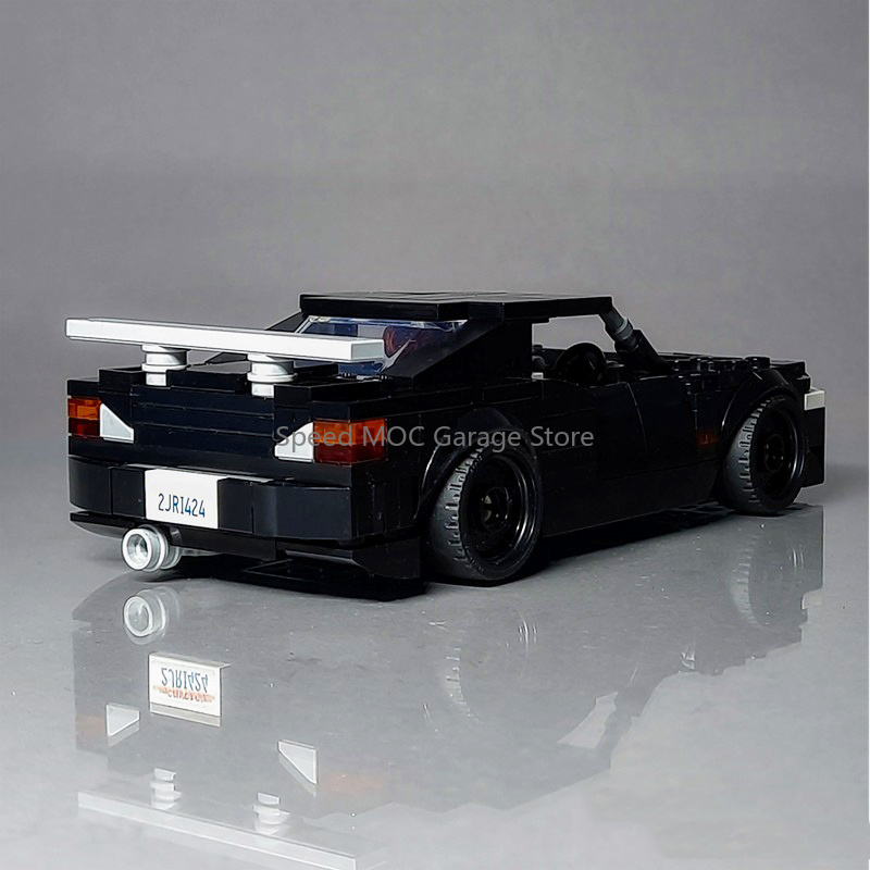 MOC Black 1990s JDM Sports Car - Model Kit Jdm recension och pris