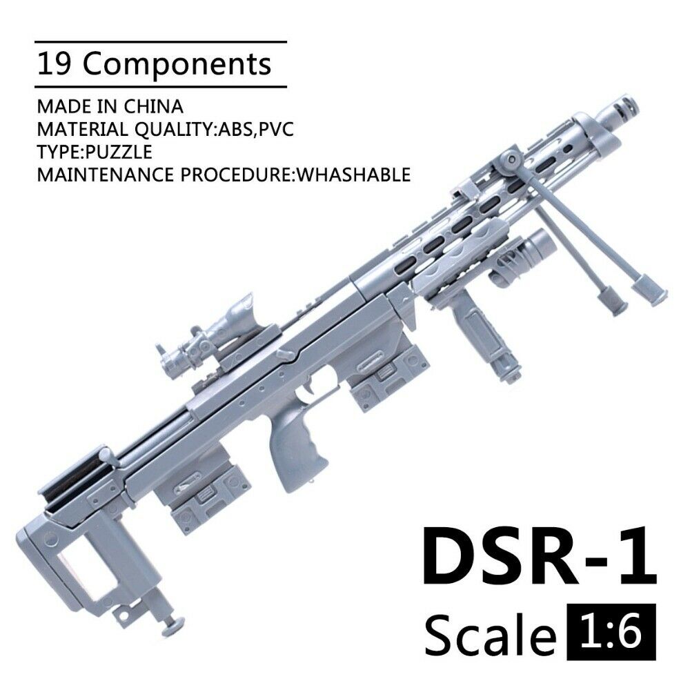 1/6 Scale DSR1 Rifle Gun Model - Model Kit Weapons recension och pris