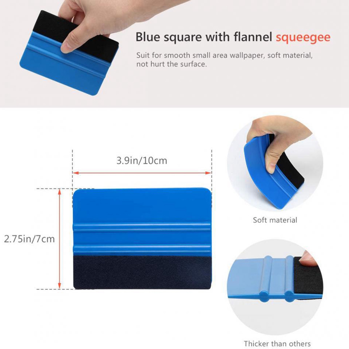 16-Piece Set Of Car Film Wallp - Seam Scraper Tool recension och pris