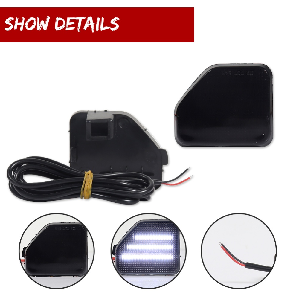 White LED Car Rear Bumper Refl - Model Kit Jeep recension och pris