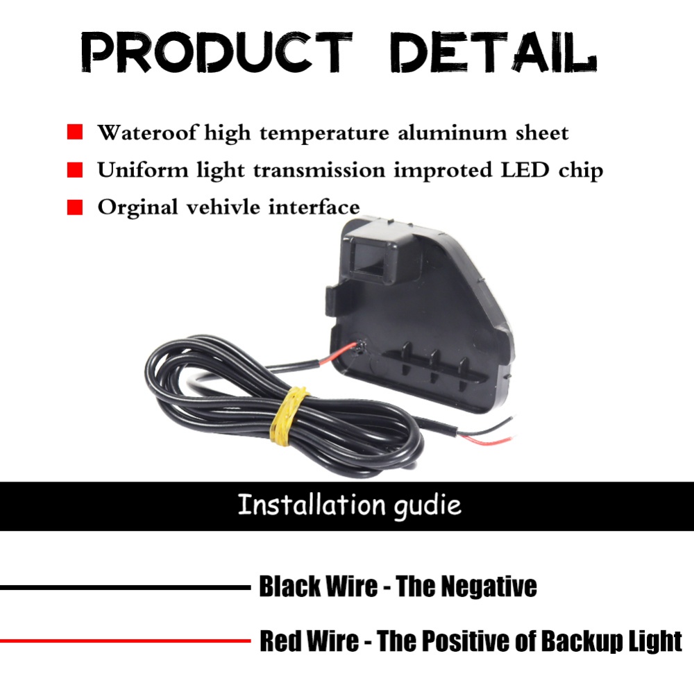 White LED Car Rear Bumper Refl - Model Kit Jeep recension och pris