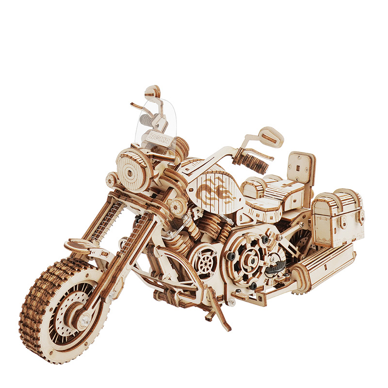 Robotime Motorcycle Puzzle 3D  - Model Kit Motor Nuclear recension och pris