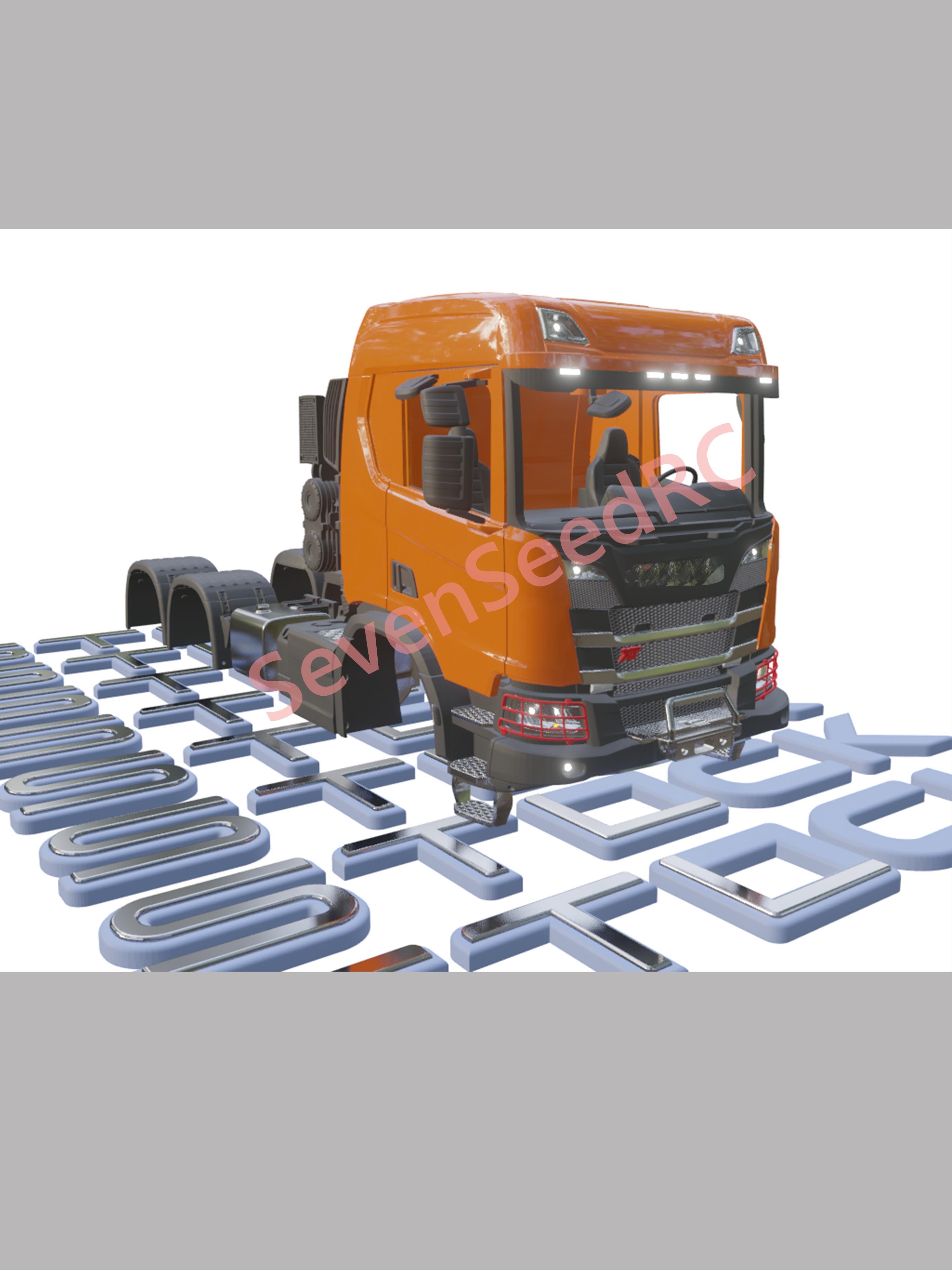 3d Printed Truck KIT SCANI XT  - Model Kit Jdm recension och pris