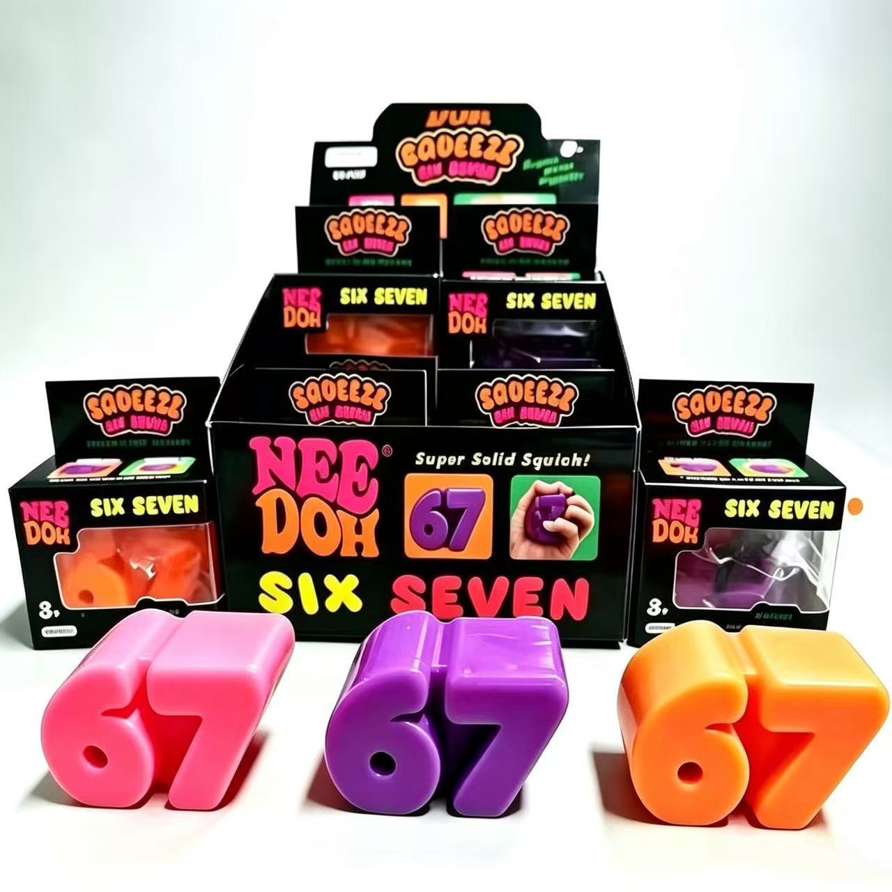Six Seven Number TPR Squishy T - Model Kit Eva recension och pris