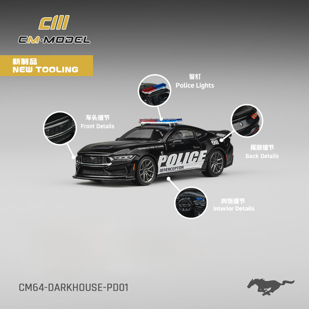 CM Model 1/64 Dark Horse Polic - Model Kit Horse recension och pris