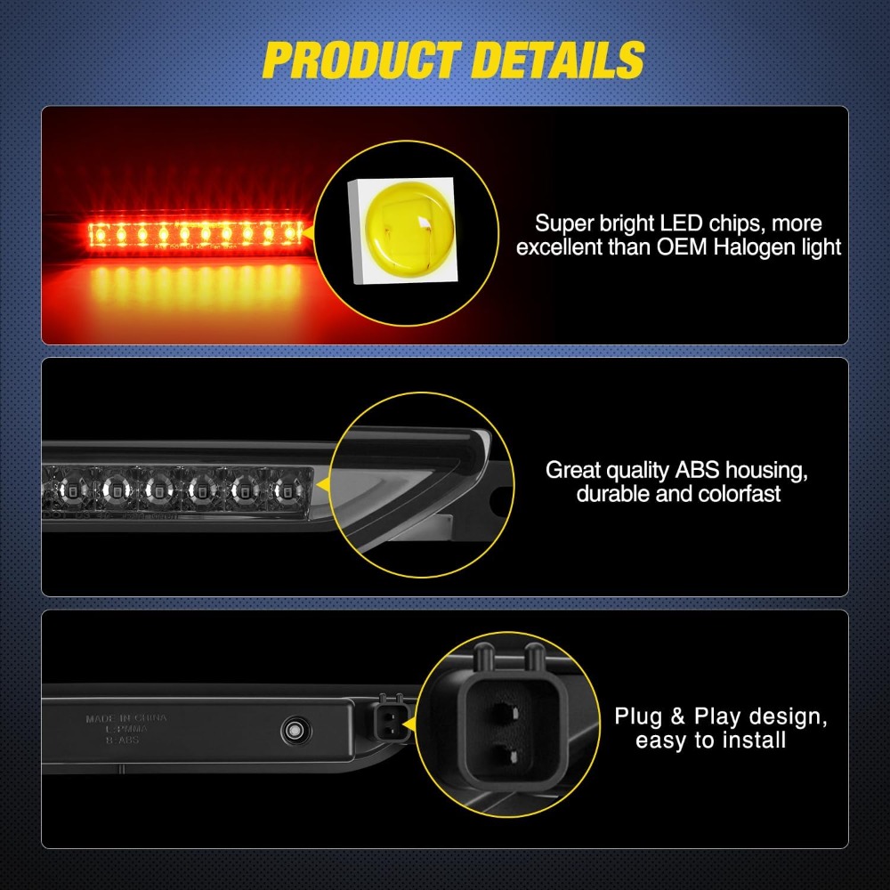 Nilight LED Third Brake Light  - Model Kit Jeep recension och pris