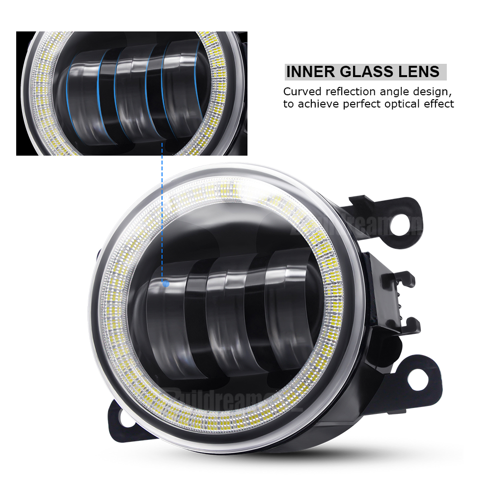 2 Pieces Angel Eye Fog Light F - Model Kit Jeep recension och pris