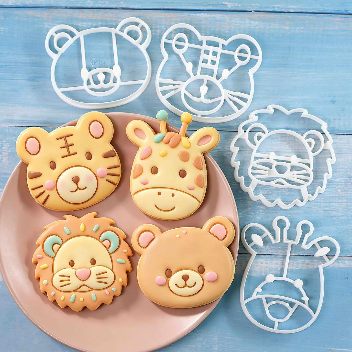 4 Pcs Animal Cookie Cutters Se - Model Kit For Beginners recension och pris