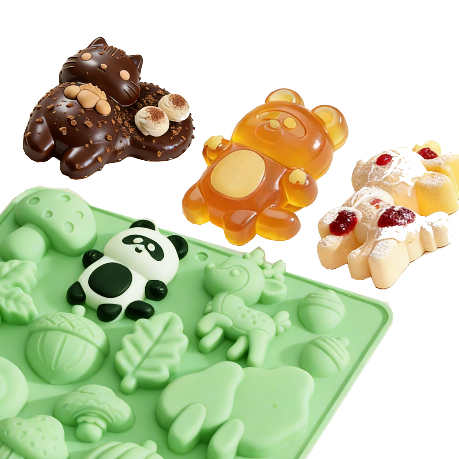 1 Silicone Cake Mold in the Sh - Model Kit For Beginners recension och pris