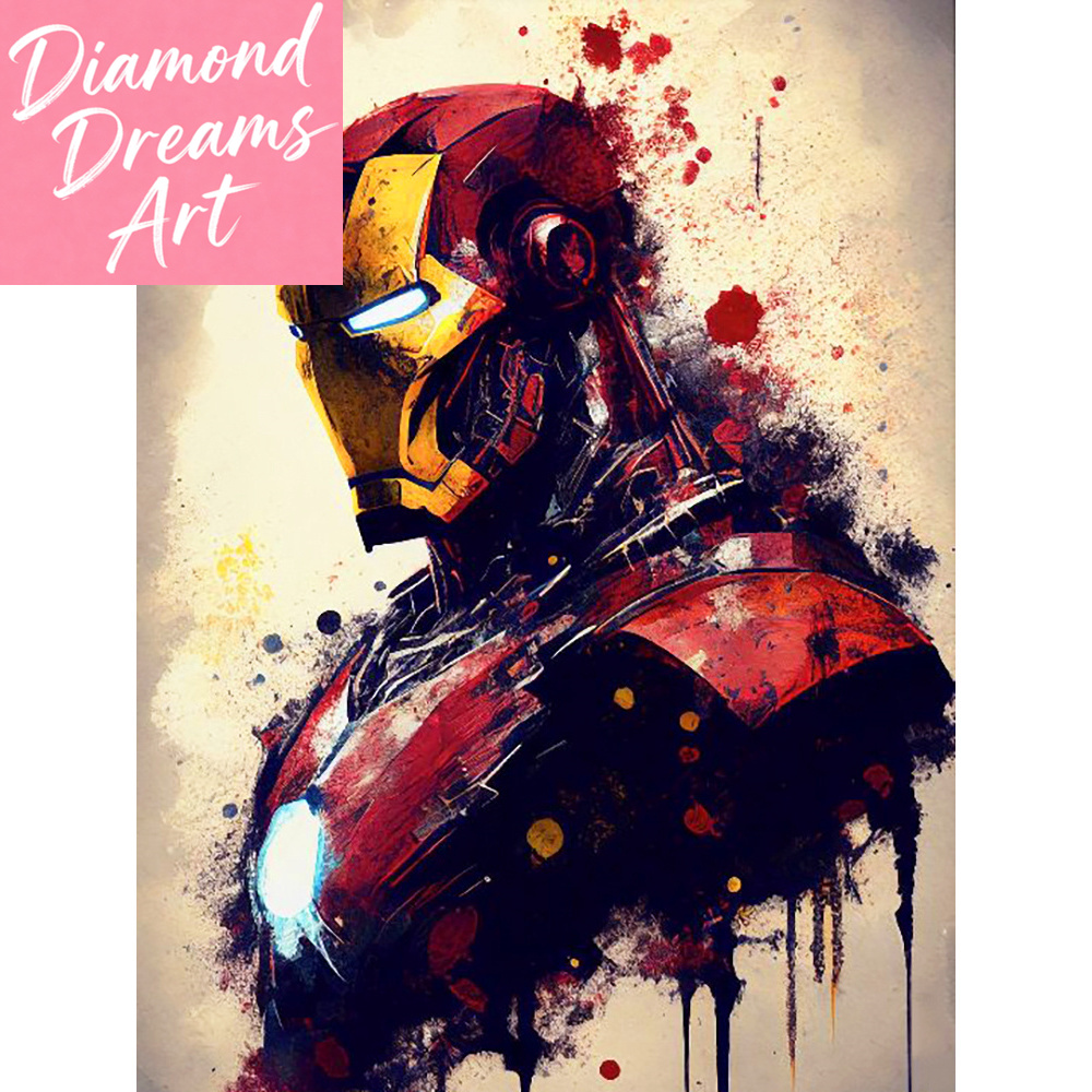 Marvel DIY Diamond Painting Se - Model Kit Iron Man recension och pris
