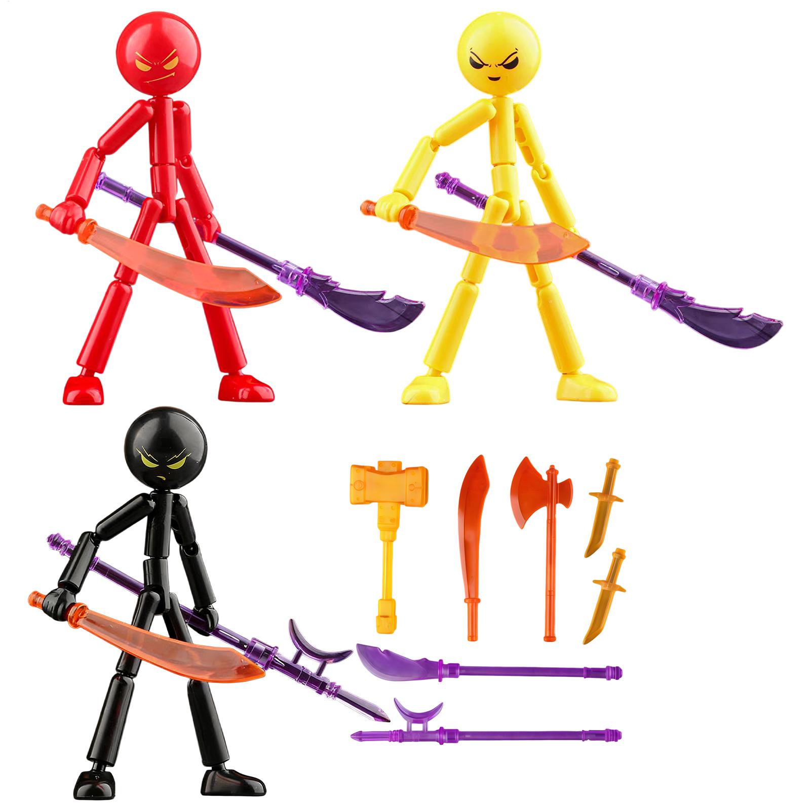 DIY Poseable StickMan Figure K - Model Kit Weapons recension och pris