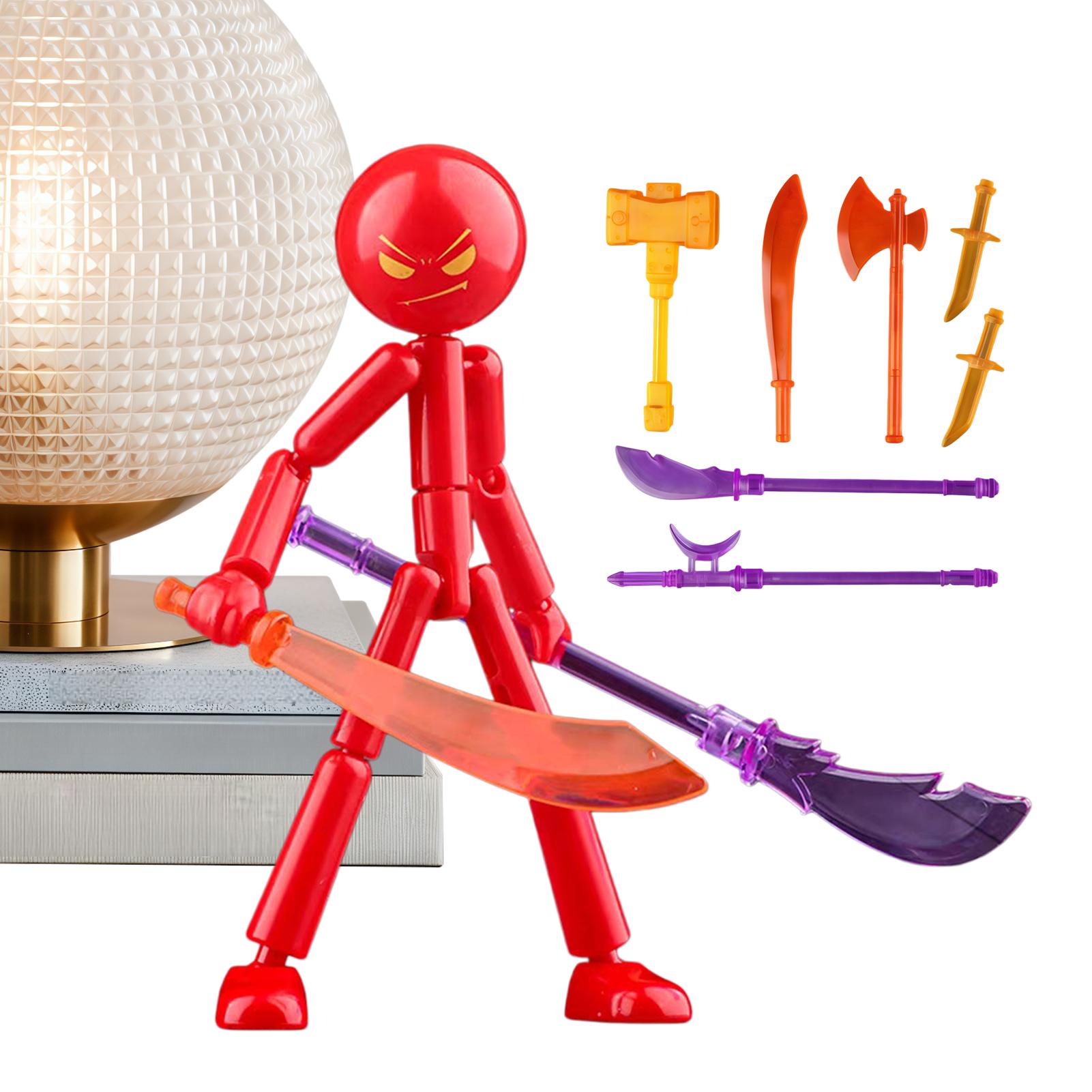 DIY Poseable StickMan Figure K - Model Kit Weapons recension och pris
