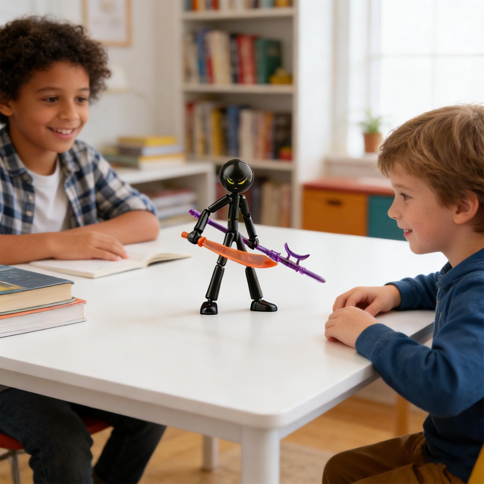 DIY Poseable StickMan Figure K - Model Kit Weapons recension och pris