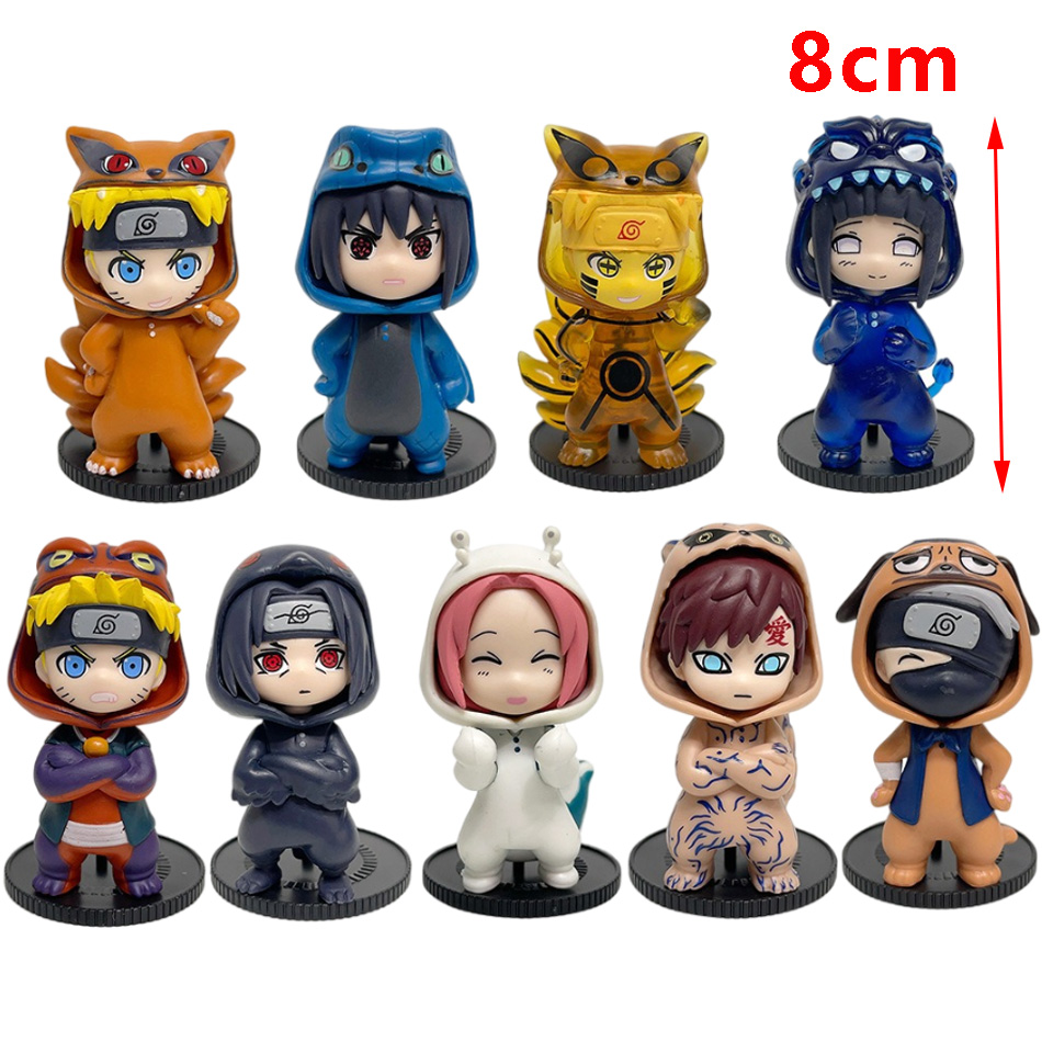 Anime 8cm Naruto 9pcs Set Rand - Model Kit Naruto recension och pris
