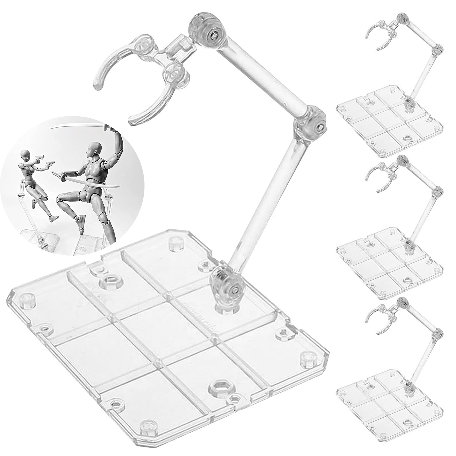 Clear Action Figure Stand,Asse - Model Kit Eva recension och pris