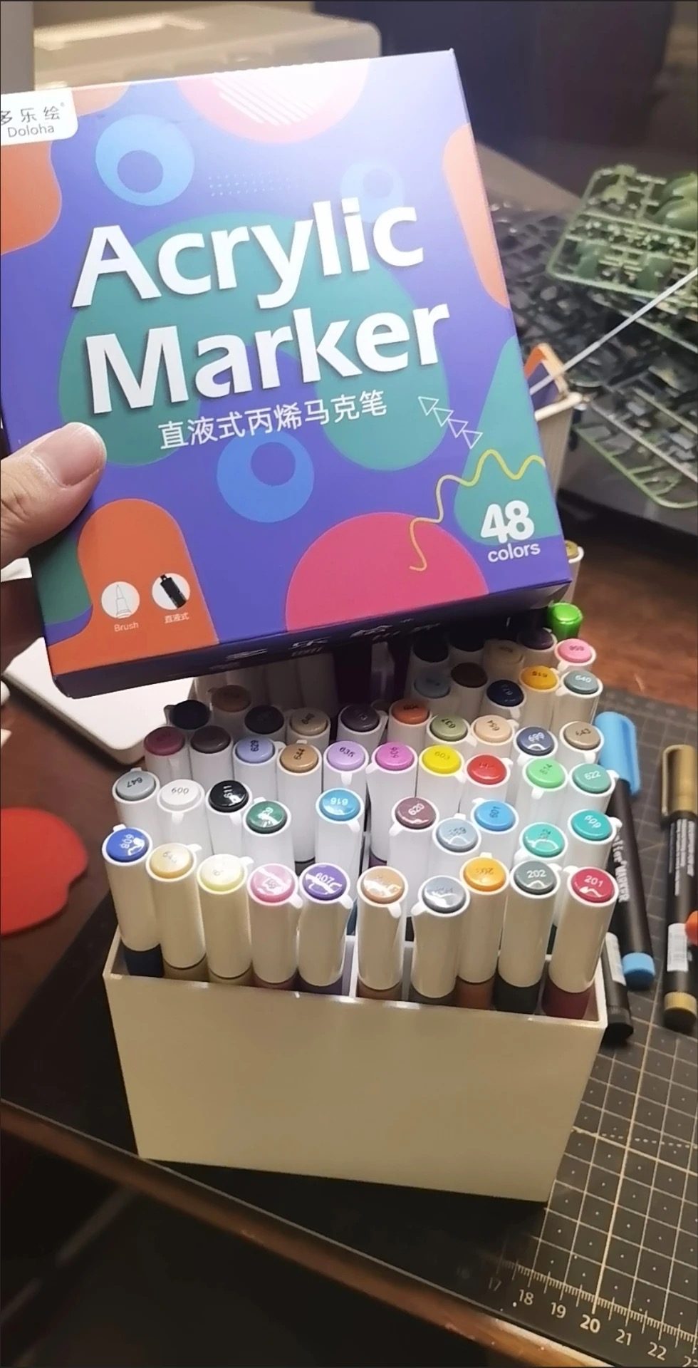 DOLOHA Doloha Acrylic Marker P - Model Kit Horse recension och pris