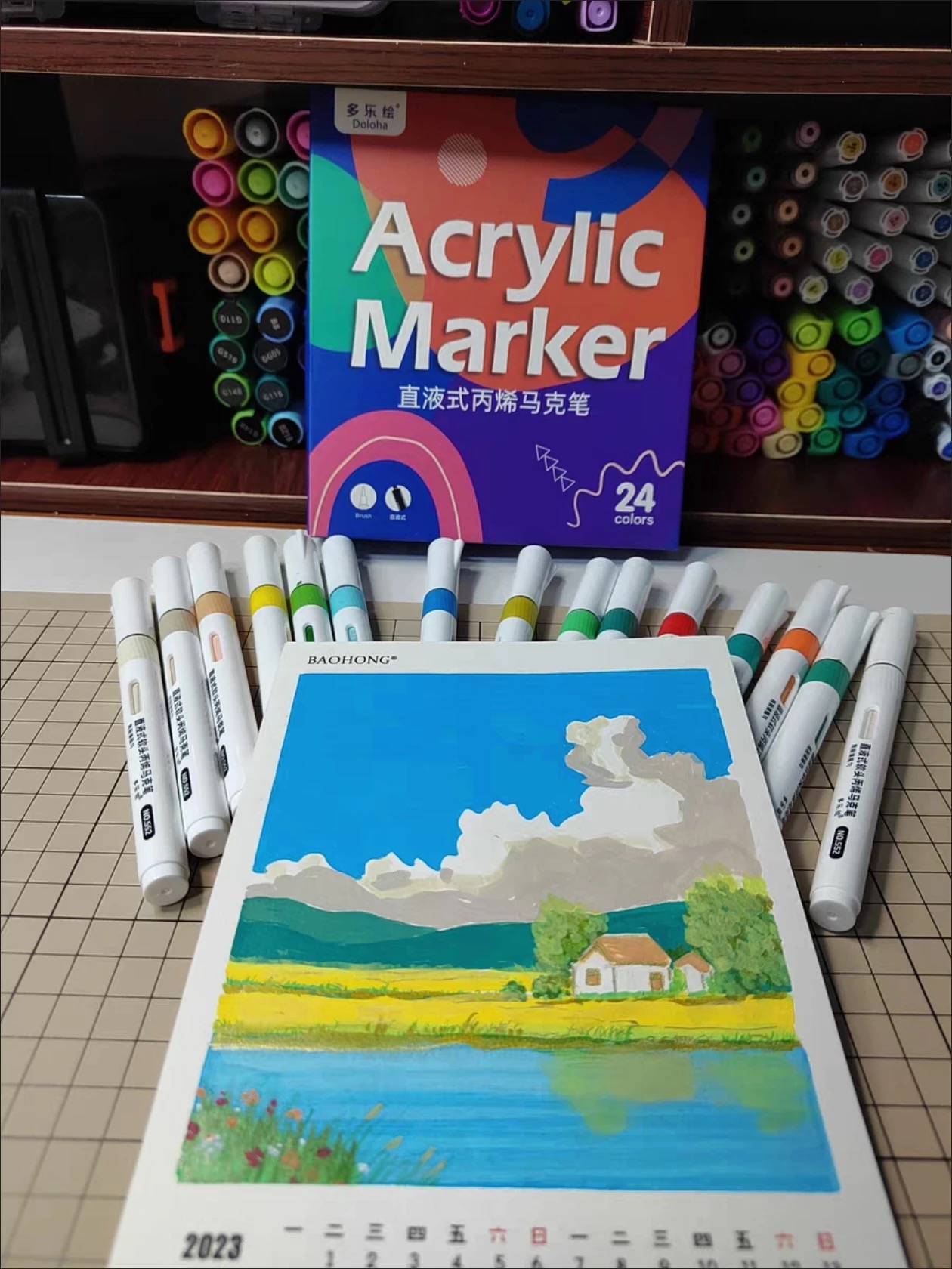 DOLOHA Doloha Acrylic Marker P - Model Kit Horse recension och pris